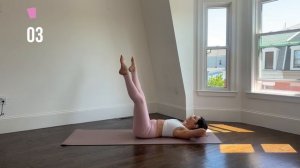 DAY 1 - 1 WEEK FULL BODY SCULPT PILATES PLAN   10MIN toned ab & waist   + verbal guidance