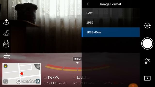 DJI  MAVIC  AIR  Настройки  видеокамеры 4К