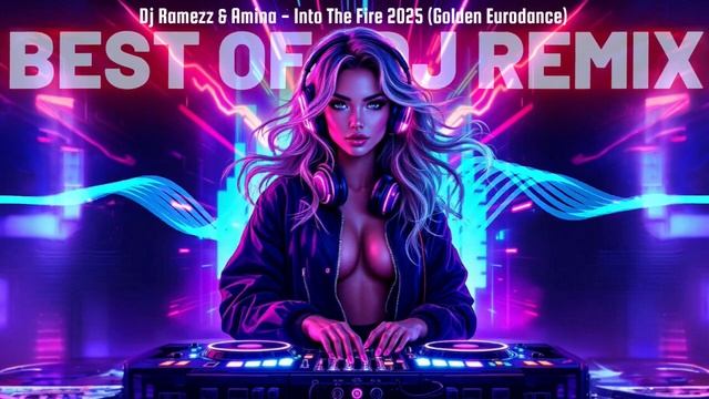Dj Ramezz & Amina - Into The Fire 2025 (Golden Eurodance)