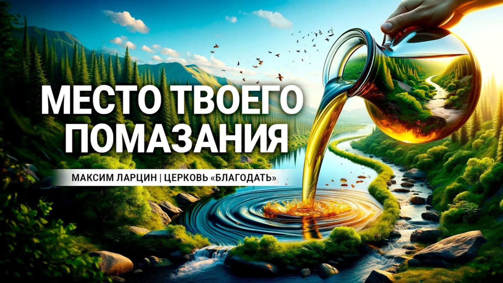 Место твоего помазания -Максим Ларцин 26.05.24 проповедь смотреть онлайн