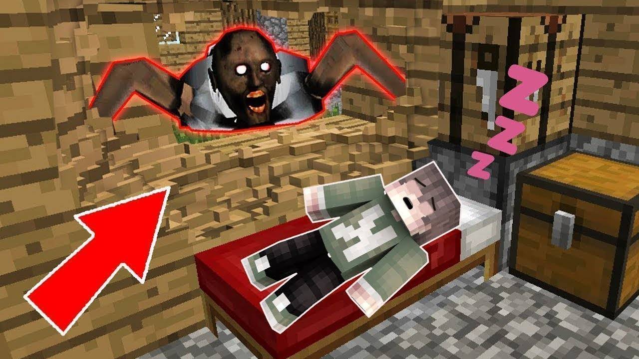 БАБКА ГРЕННИ ОГРАБИЛА МОЙ ДОМ ПОКА Я СПАЛ В МАЙНКРАФТ 100% ТРОЛЛИНГ ЛОВУШКА MINECRAFT смотреть онлайн