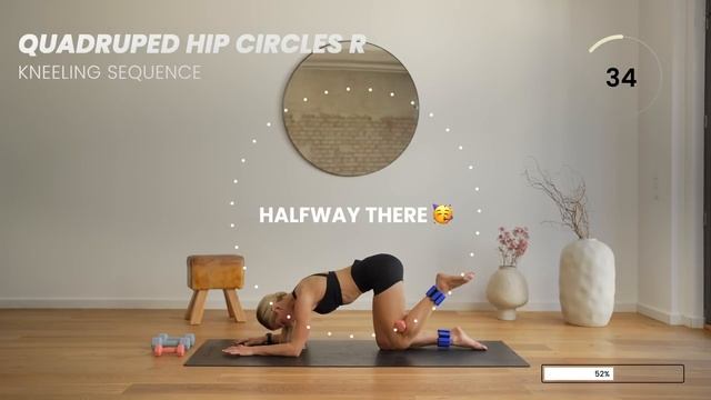 Day 2 - 30 Min. Intense Glutes & Deep Core _ With Weights _ 1 Month Pilates X Strength Challenge