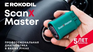 Автосканер для профессиональной диагностики автомобиля Rokodil ScanX Master