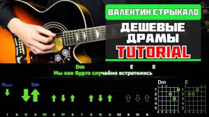 🎸 Валентин Стрыкало – "Дешевые драмы" на гитаре: полный разбор (ритм + соло)🎵