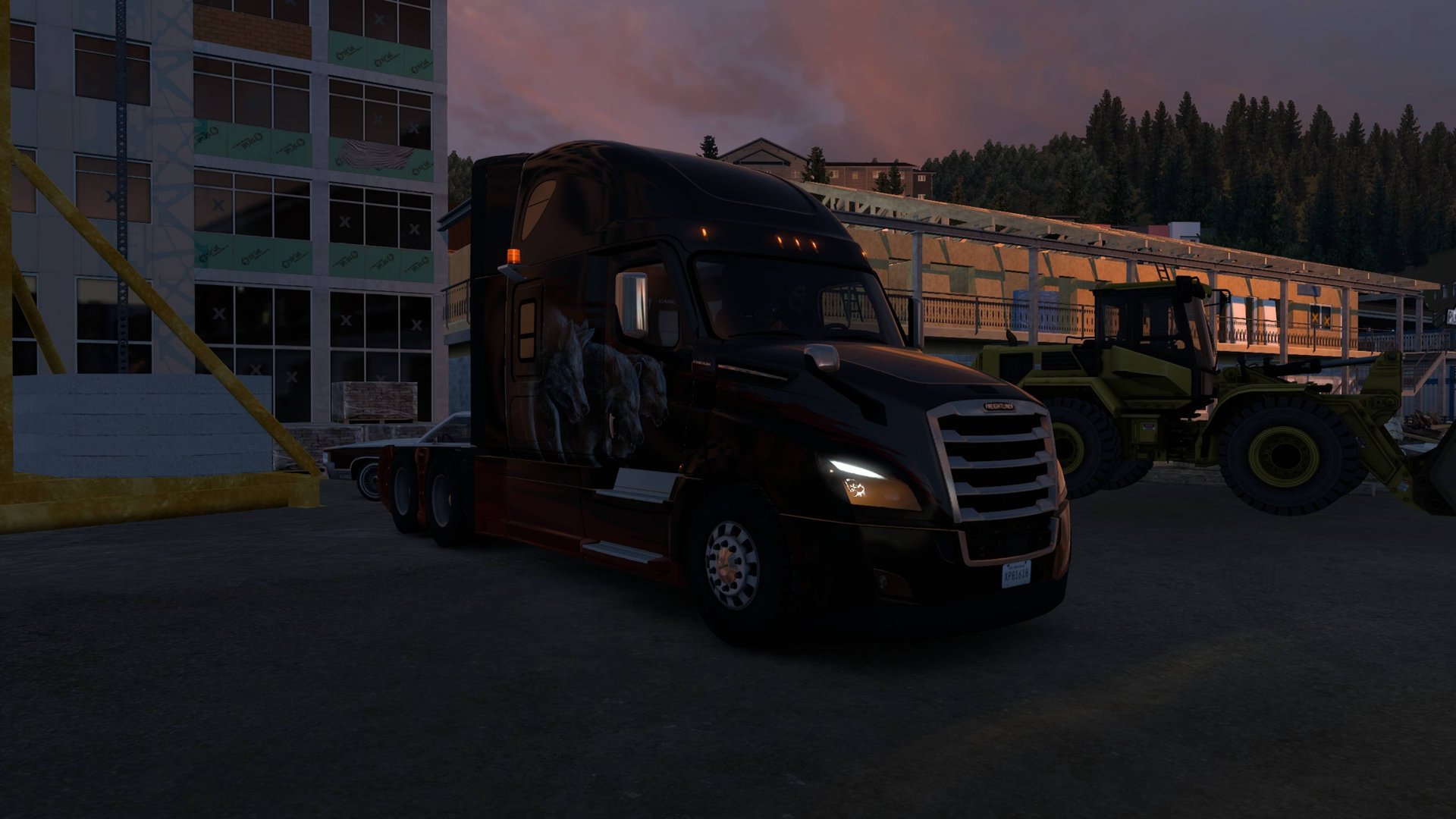 American Truck Simulator. 1.55 beta. Cascadia смотреть онлайн