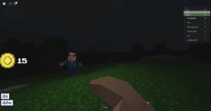 Роблокс: Геймплей игры «Survive the Grotesque Steve ALPHA»