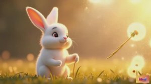 Самый милый зайка на поляне удивляет всех!