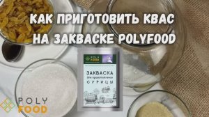 Как сделать квас СУРИЦА на закваске от Полифуд.