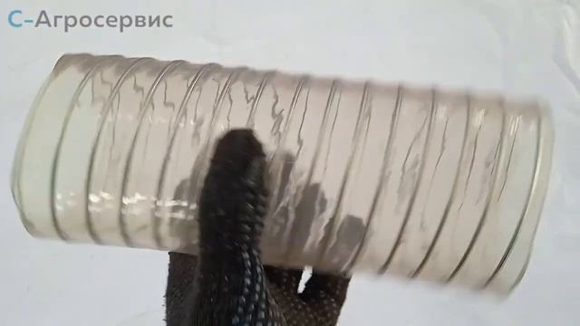 Шланг пищевой D-92х6 из ПВХ с металлической оплеткой