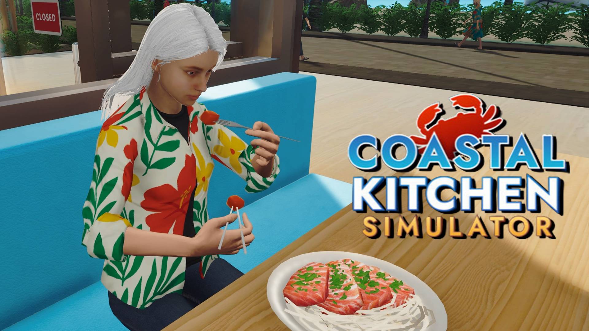 СВЕЖИЙ ЛОСОСЬ - Coastal Kitchen Simulator смотреть онлайн
