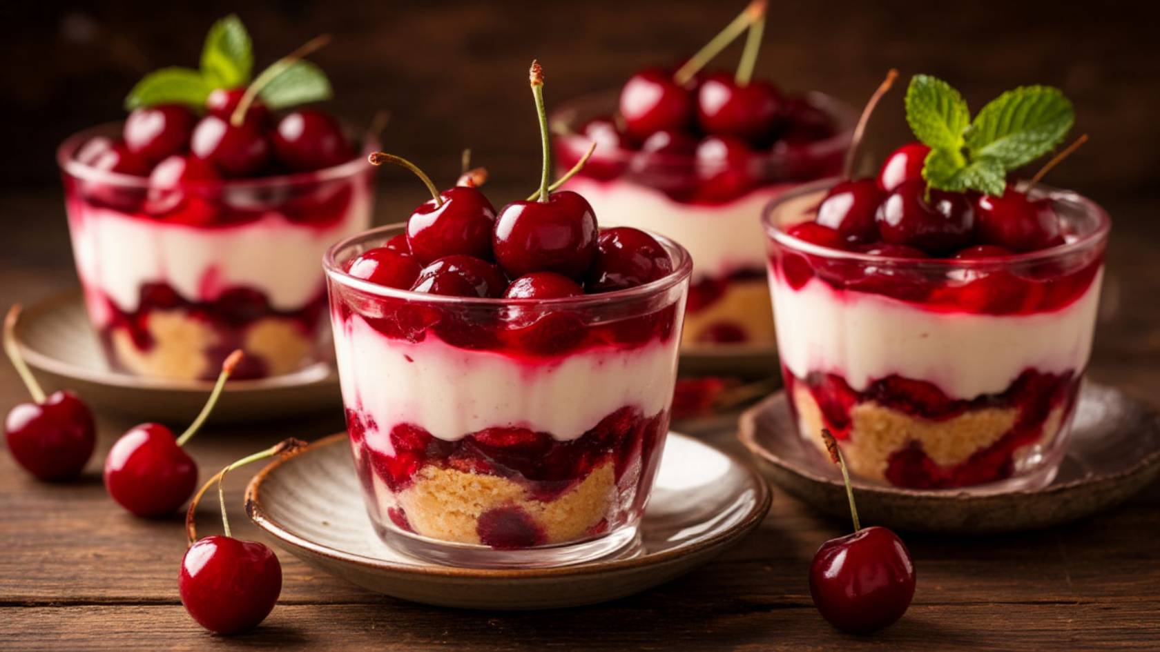 Трайфлы в стаканчиках