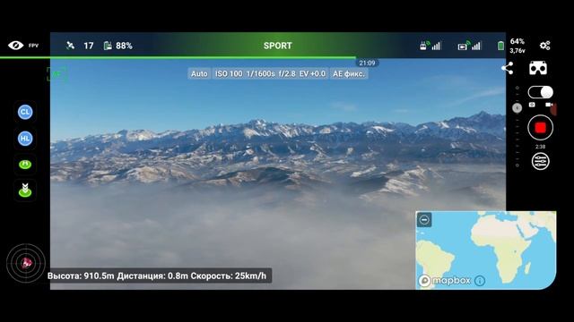 Тест программы Litchi с Mavic 2 Pro | Полет по точкам и на высоту.