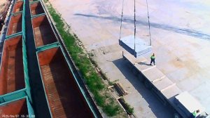 Работа на портальном кране ( ЖБИ )