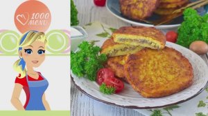 🥔 КАРТОФЕЛЬНЫЕ ДРАНИКИ С ГРИБАМИ — хрустящие, ароматные, за 20 минут!