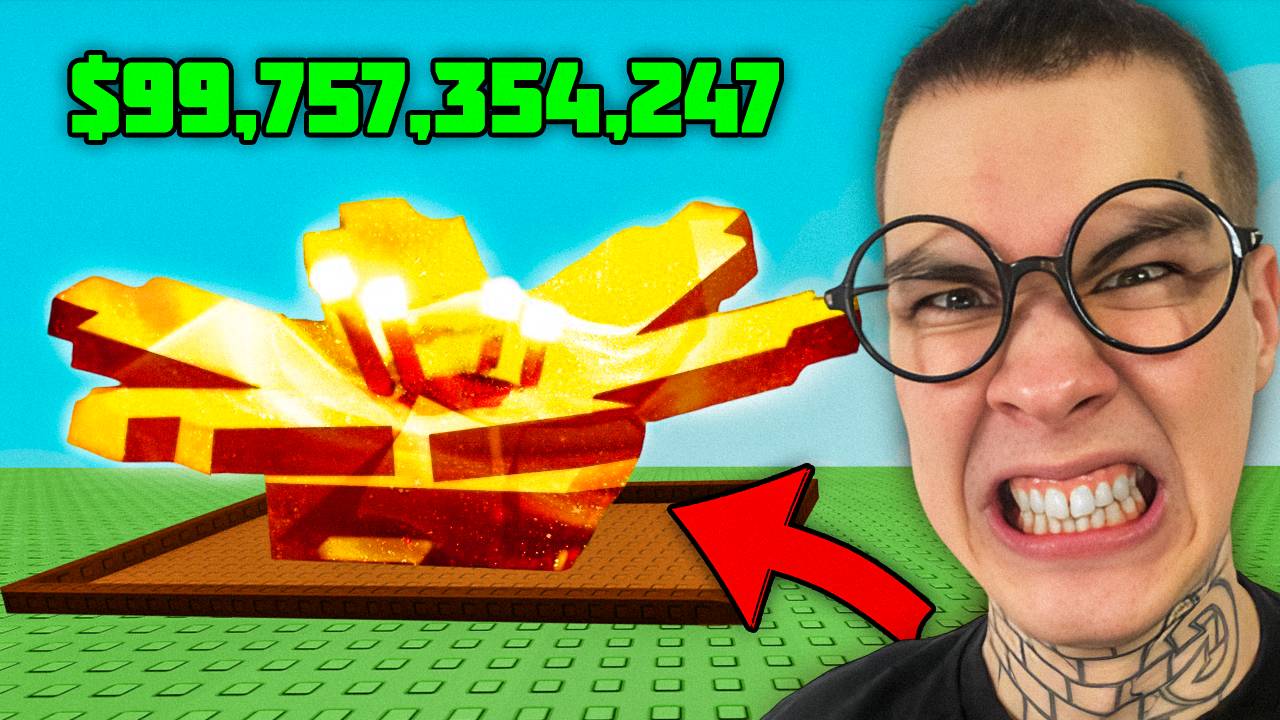 Я Потратил $99,757,354,247 Робуксов в Roblox Grow A Garden