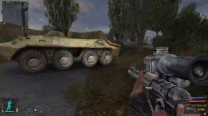 STALKER Тень Чернобыля свалка-кордон