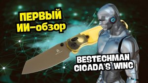 Первый ИИ-ОБЗОР НОЖА! Bestechman Cicada’s Wing — лучше, чем блогер? [Озвучка и текст нейросеть]