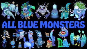 Все Синие Монстры в My Singing Monsters (Мои Поющие Монстры)