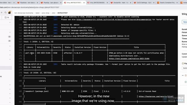 3 - Analyze & Fix Security Issues from Findings in Application Image смотреть онлайн