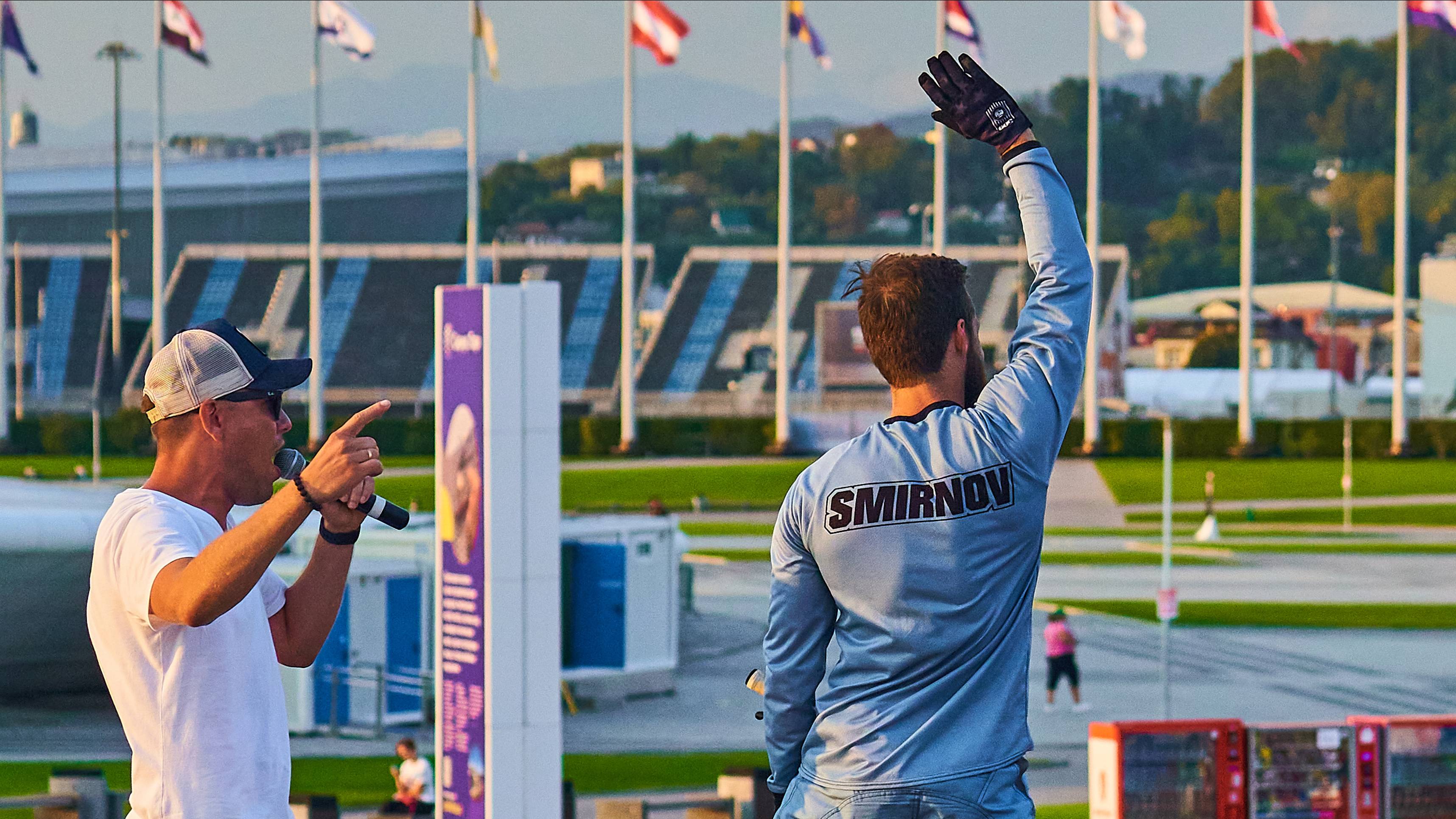 Снегоходный фристайл FSX на этапе Гран При России Формулы 1 в Сочи