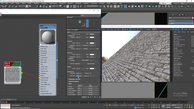 0304 Corona Material Bump Displacement смотреть онлайн