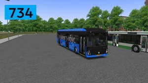 OMSI 2: Электробус №734 Метро Саларьево - МЦД Солнечная