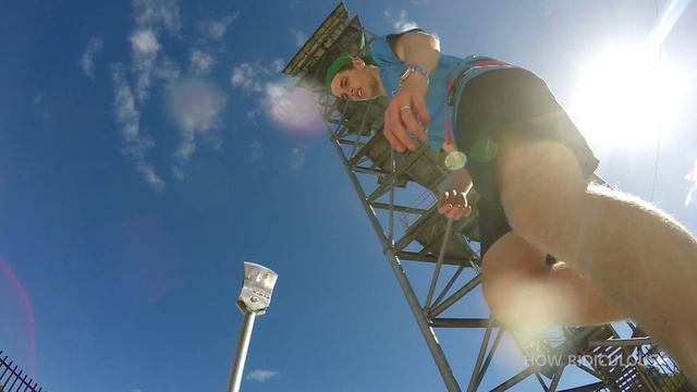 BOWLING BALL Vs. AXE Blade from 45m (150ft) Tower! | How Ridiculous смотреть онлайн