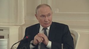 Владимир Путин встреча с руководителями международных информагентств, Санкт-Петербург, 19 июня 2025