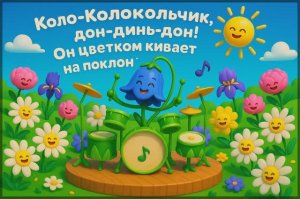 Колокольчик | Студия «Доброзвук» | Весёлая песенка для детей | Летнее караоке | Новинка 2025
