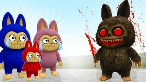 Семейная Любовь Лабубу Против Проклятого Лабубу В Garrys Mod