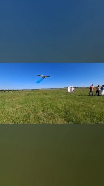 Самолет и дневной салют на гендер пати. смотреть онлайн