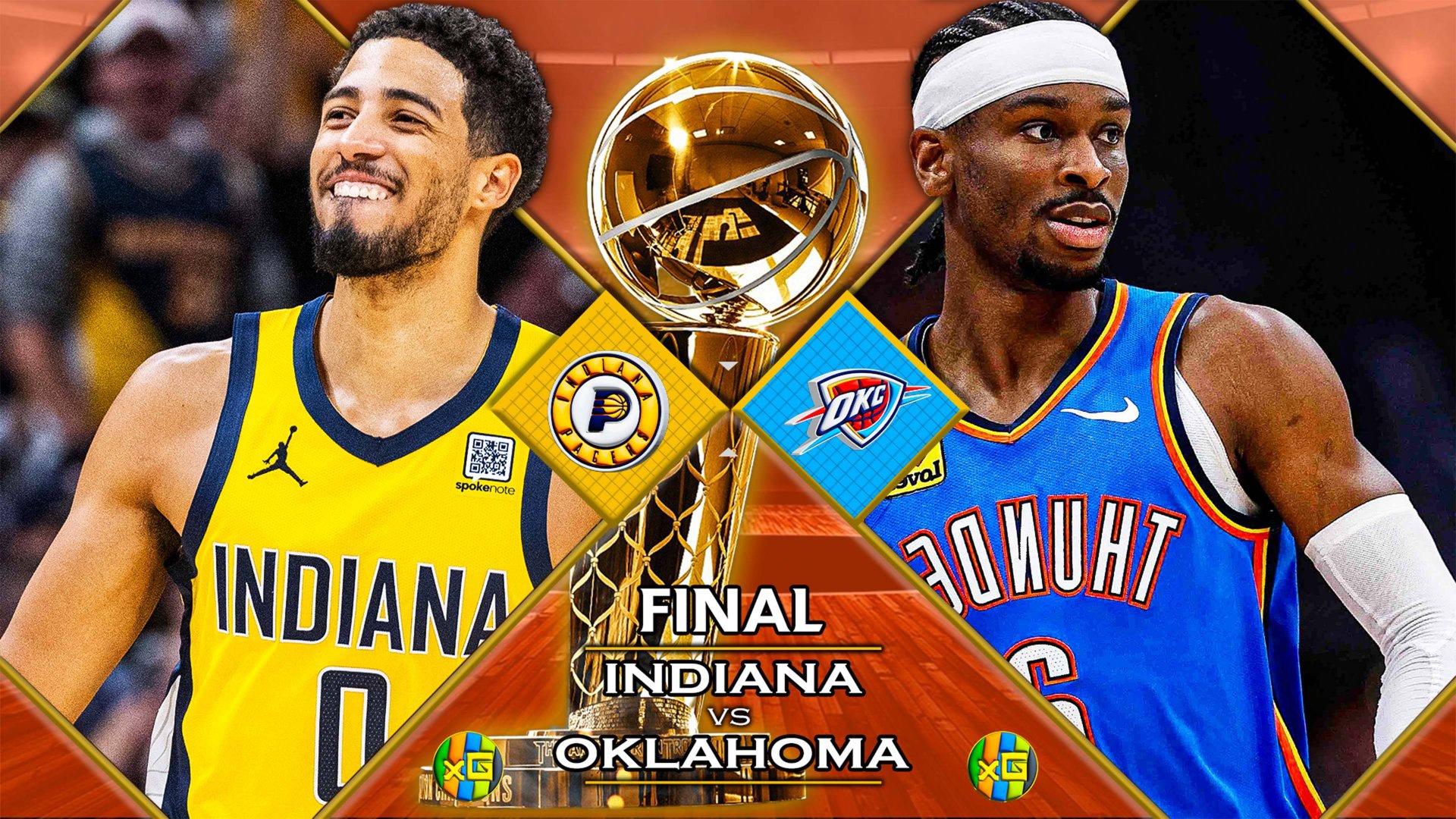 Индиана - Оклахома | ФИНАЛ | 20.06.2025 | Баскетбол | NBA | Прямая трансляция | xG