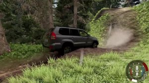 BeamNG Drive симулятор автомобиля по бездорожью Land Cruiser  | Часть 2