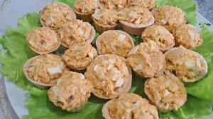 Тарталетки с куриной начинкой