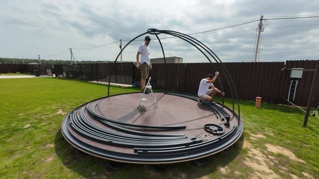 Монтаж купольной беседки Cupol 365