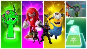 Спрунки из суперсемейки 🆚️ Соник 🆚 Миньон 🆚️ Райдер плитки