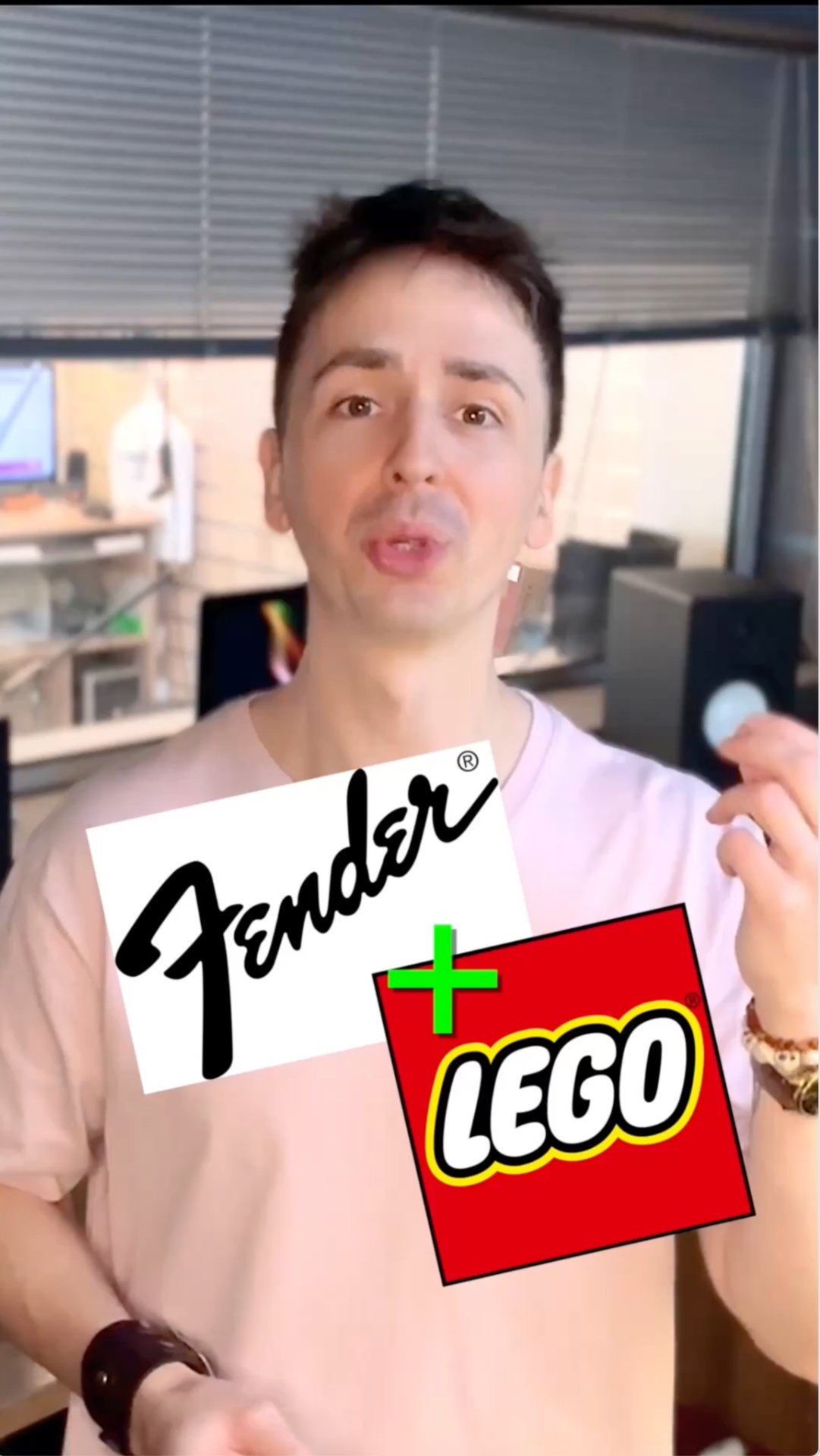 🎸игрушечная гитара LEGO и Fender | внезапные коллабы музыкальных фирм #lego #fender смотреть онлайн