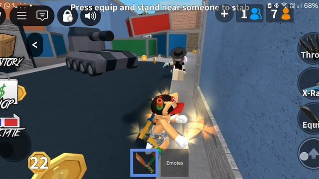 Играем в ММ2 с Настей смотреть онлайн
