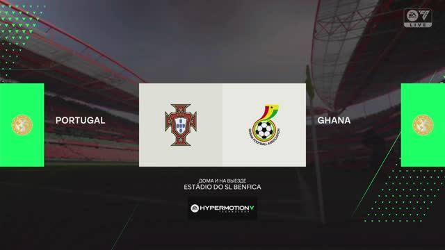 Portugal Vs Ghana 18 Чемпионат Мира 1/8 Финала по версии игры FC 25 на PS5