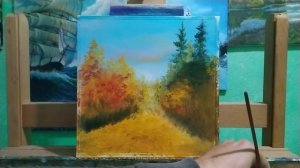 Очень простой осенний пейзаж