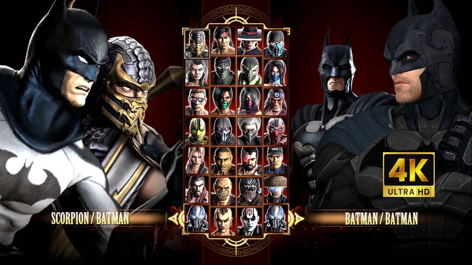 Игра за Batman MK vs DC & Scorpion MK vs DC в Mortal Kombat Komplete Edition на PC Expert в 4K смотреть онлайн