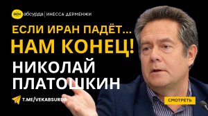 НИКОЛАЙ ПЛАТОШКИН: ЕСЛИ ИРАН ПАДЁТ — СЛЕДУЮЩАЯ РОССИЯ