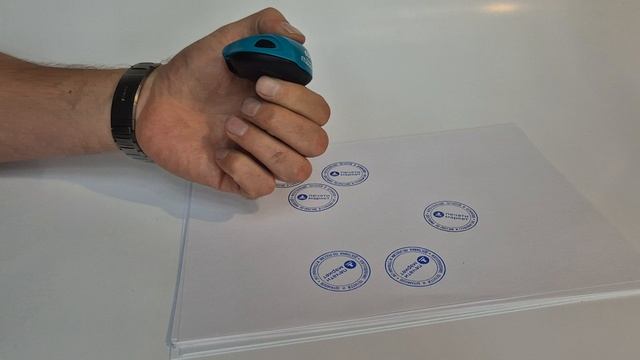 Как работать с печатью Colop Stamp Mouse R40/30 смотреть онлайн