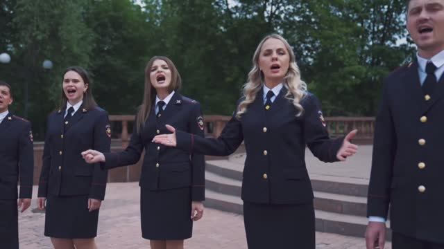 Оркестр МВД ЛНР исполнил песню гр.ЗВЕРОБОЙ!