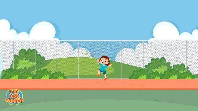 Sports & Sports Verbs Vocabulary Chant for Children _ English Vocabulary _ Fun Kids English смотреть онлайн