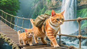 Видео ПРО КОШЕК И КОТЯТ😸 Видео про животных для детей😸Видео с животными 😸видео про котят