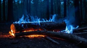 🔥 Избавьтесь от стресса с этими успокаивающими звуками 🌳 лесного костра