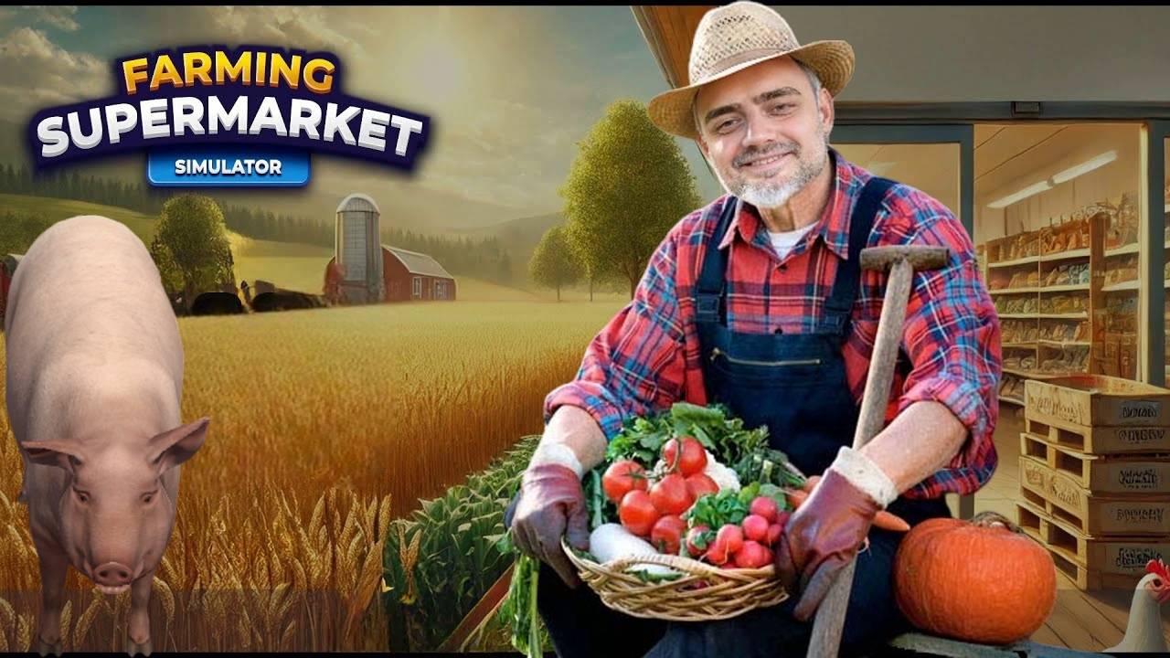 КУПИЛИ СВИНЬЮ | СИМУЛЯТОР ФЕРМЫ Farming & Supermarket Simulator #11 смотреть онлайн