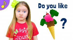 Детская песенка про полезную еду на английском языке