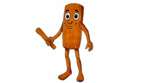 Как нарисовать мем Tung Tung Tung Italian Brainrot